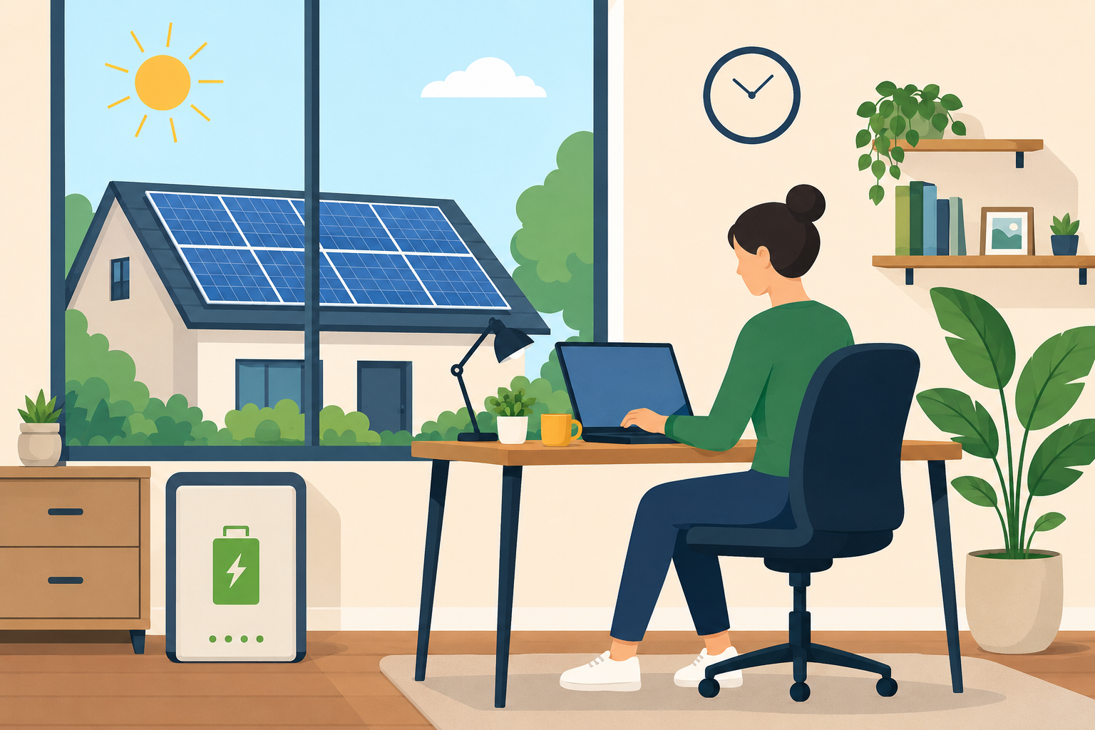 Why Solar Power Makes Sense for Remote Workers